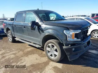 2018 Ford F-150 XL with VIN 1FTEW1E56JKD54559, listed as a IAAI auction lot 41449198 with 186,294 mi miles. Bid and sale history available at carsss.com. Image 1.