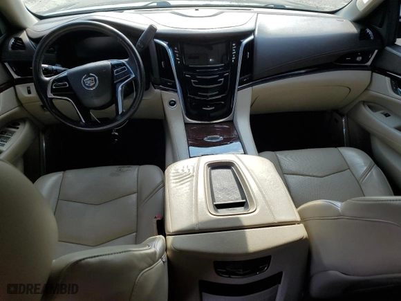 2015 Cadillac Escalade Premium with VIN 1GYS4CKJ4FR275695, listed as a Copart auction lot 44108685 with 134,470 mi miles and Salvage Title. Bid and sale history available at carsss.com. Image 8.