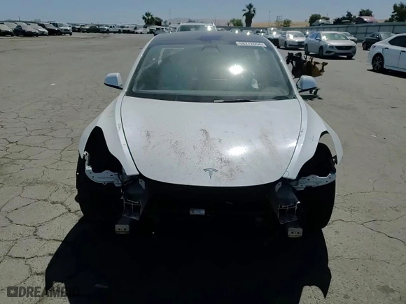 2022 Tesla Model 3 Long Range with VIN 5YJ3E1EB9NF179033, listed as a Copart auction lot 58272654 with 25,314 mi miles and Salvage Title. Bid and sale history available at carsss.com. Image 11.