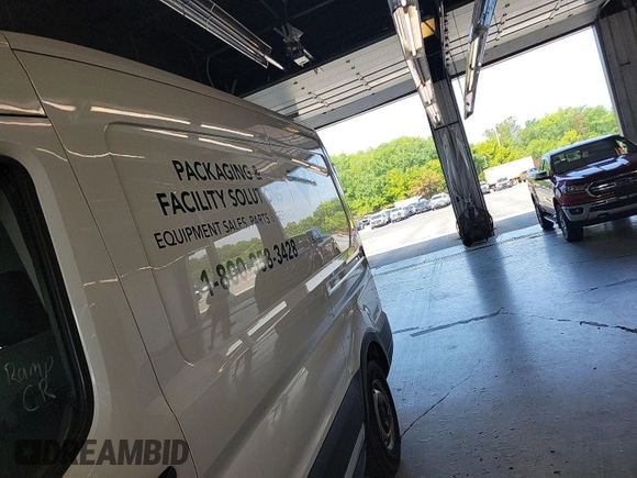 2019 Ford Transit with VIN 1FTYE1CG3KKB86885, listed as a IAAI auction lot 42907665 with 122,910 mi miles and . Bid and sale history available at DreamBid. Image 8.