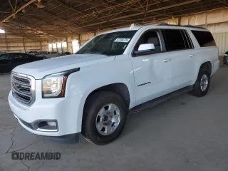 2017 GMC Yukon XL SLE with VIN 1GKS1FKC8HR222023, listed as a Copart auction lot 67496724 with 125,155 mi miles and Salvage Title. Bid and sale history available at carsss.com. Image 1.