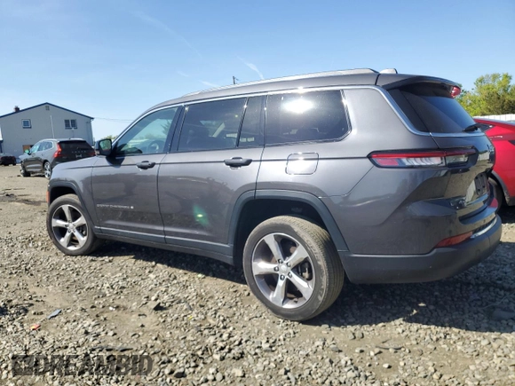2021 Jeep Grand Cherokee Limited with VIN 1C4RJKBG0M8189881, listed as a Copart auction lot 54394555 with 47,424 mi miles and Salvage Title. Bid and sale history available at DreamBid. Image 2.