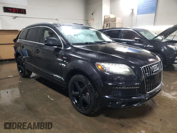 2012 Audi Q7 3.0T S line with VIN WA1DGAFE8CD008344, listed as a Copart auction lot 45141055 with 131,769 mi miles and Salvage Title. Bid and sale history available at carsss.com. Image 4.