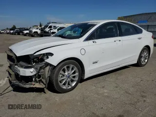 2017 Ford Fusion Energi SE with VIN 3FA6P0PU3HR242135, listed as a Copart auction lot 46466575 with 120,007 mi miles and Salvage Title. Bid and sale history available at carsss.com. Image 1.