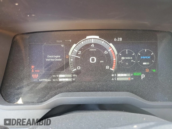 2023 Toyota Tundra Limited Hybrid with VIN 5TFJC5DB7PX021014, listed as a Copart auction lot 45762685 with 64,990 mi miles and Salvage title. Bid and sale history available at DreamBid. Image 9.