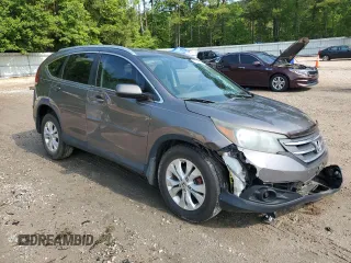 2012 Honda CR-V EX-L with VIN 5J6RM4H7XCL028504, listed as a Copart auction lot 57231965 with 182,985 mi miles and Salvage title. Bid and sale history available at DreamBid. Image 4.