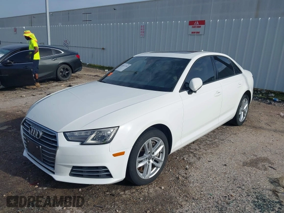 2017 Audi A4 Premium with VIN WAUGNAF43HN057935, listed as a IAAI auction lot 42631720 with 93,593 mi miles and . Bid and sale history available at DreamBid. Image 2.