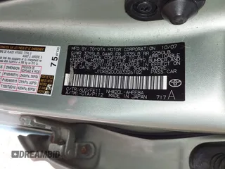 2008 Toyota Prius with VIN JTDKB20U083326182, listed as a IAAI auction lot 41788617 with 255,662 mi miles. Bid and sale history available at carsss.com. Image 9.