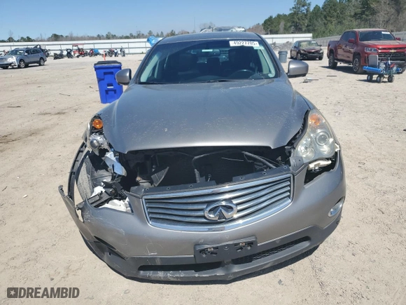 2010 Infiniti EX35 Journey with VIN JN1AJ0HR8AM753230, listed as a Copart auction lot 49227705 with 169,130 mi miles and Salvage Title. Bid and sale history available at carsss.com. Image 5.