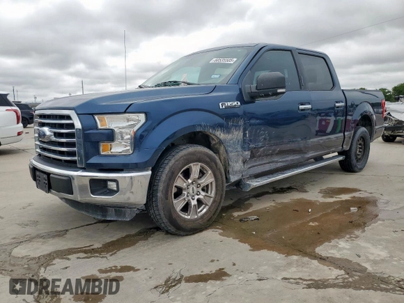 2015 Ford F-150 XL with VIN 1FTEW1CP3FKF03148, listed as a Copart auction lot 60535505 with 125,162 mi miles and Salvage title. Bid and sale history available at DreamBid. Image 1.