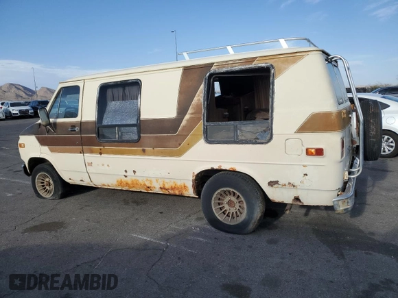 1979 GMC Vandura z VIN TGR2597506100, wystawiony jako Copart lot #51086615 z przebiegiem 25 002 mil mil oraz Tytuł czysty. Historia ofert i sprzedaży dostępna na DreamBid. Obrazek 2.