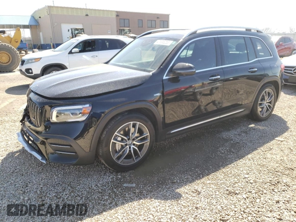 2021 Mercedes-Benz GLB with VIN W1N4M5BB0MW084379, listed as a Copart auction lot 47996253 with 35,672 mi miles. Bid and sale history available at carsss.com. Image 1.