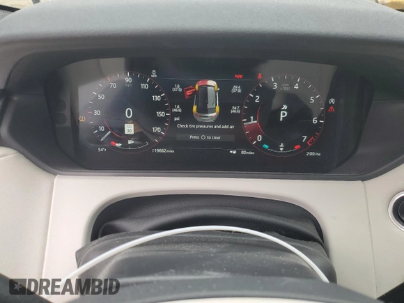 2023 Land Rover Range Rover Velar S с VIN SALYJ2EX9PA353268, выставлен на аукционе Copart как лот 47237615 с пробегом 19 682 миль миль и Списание • Salvage title. История ставок и продаж доступна на DreamBid. Изображение 9.