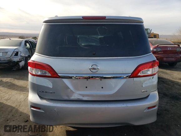 2017 Nissan Quest SV z VIN JN8AE2KP2H9168598, wystawiony jako Copart lot #41527475 z przebiegiem 247 566 mil mil oraz Czysty tytuł • Clean title. Historia ofert i sprzedaży dostępna na DreamBid. Obrazek 6.