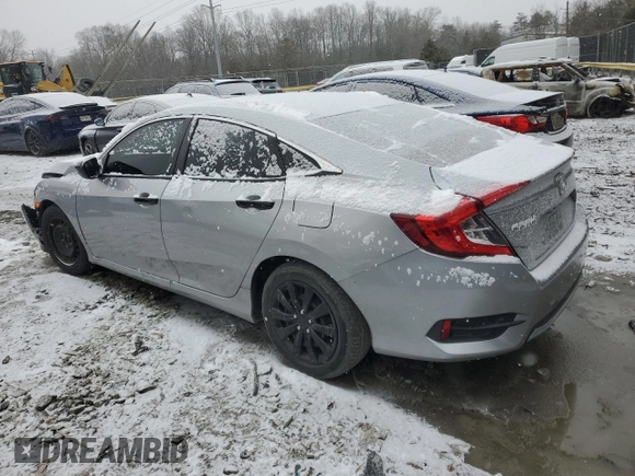 2020 Honda Civic Sedan LX with VIN 2HGFC2F63LH557530, listed as a Copart auction lot 46026685 with 47,272 mi miles and Salvage Title. Bid and sale history available at carsss.com. Image 2.