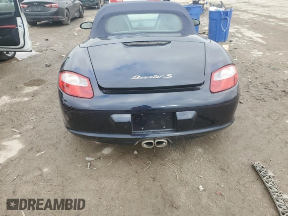 2006 Porsche Boxster S with VIN WP0CB29886U730140, listed as a Copart auction lot 85771744 with 73,188 mi miles and Clean title. Bid and sale history available at DreamBid. Image 6.