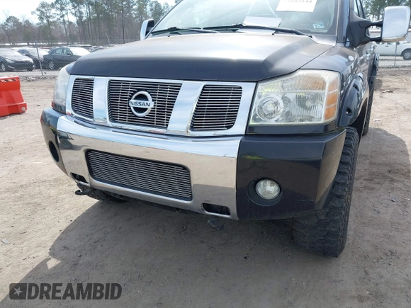 2007 Nissan Titan LE with VIN 1N6BA07B47N238148, listed as a IAAI auction lot 41683144 with 149,655 mi miles. Bid and sale history available at carsss.com. Image 6.