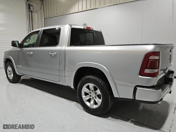 2021 Ram 1500 Laramie with VIN 1C6SRFJT4MN757168, listed as a Copart auction lot 52543185 with 47,031 mi miles and Clean Title. Bid and sale history available at carsss.com. Image 2.