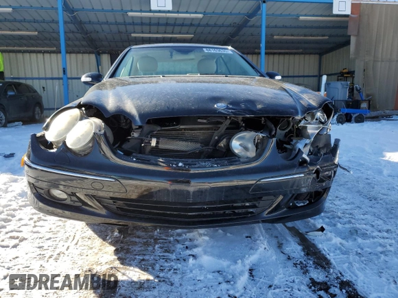2008 Mercedes-Benz CLK 350 with VIN WDBTJ56H68F236034, listed as a Copart auction lot 88163635 with 156,478 mi miles and Salvage title. Bid and sale history available at DreamBid. Image 5.