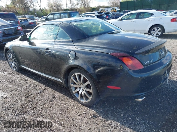 2002 Lexus SC with VIN JTHFN48Y220015436, listed as a IAAI auction lot 42142448 with Not Provided miles. Bid and sale history available at carsss.com. Image 3.