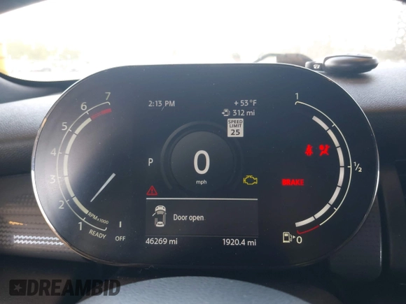 2021 MINI Hardtop Cooper with VIN WMWXR3C0XM2N93195, listed as a IAAI auction lot 42083421 with 46,269 mi miles and . Bid and sale history available at DreamBid. Image 7.