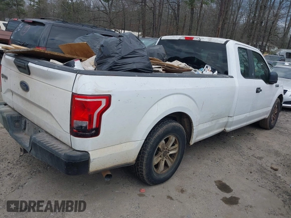 2016 Ford F-150 XL with VIN 1FTEX1CFXGKF29462, listed as a IAAI auction lot 41723301 with 225,174 mi miles and . Bid and sale history available at carsss.com. Image 4.