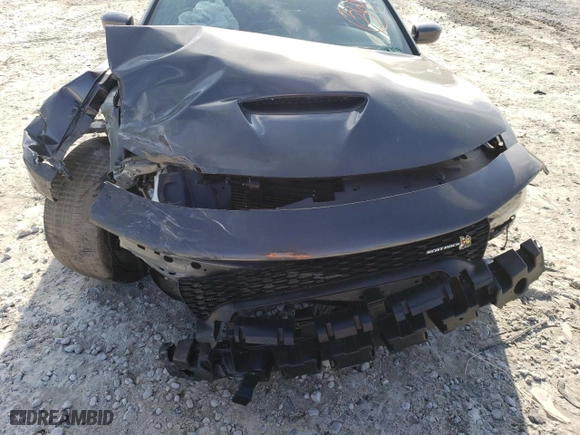 2022 Dodge Charger Scat Pack with VIN 2C3CDXGJ3NH191395, listed as a Copart auction lot 48655404 with 25,444 mi miles and Salvage Title. Bid and sale history available at carsss.com. Image 11.