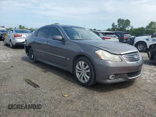 2008 Infiniti M with VIN JNKAY01E38M605396, listed as a Copart auction lot 61312614 with 115,937 mi miles and Salvage Title. Bid and sale history available at carsss.com. Image 4.