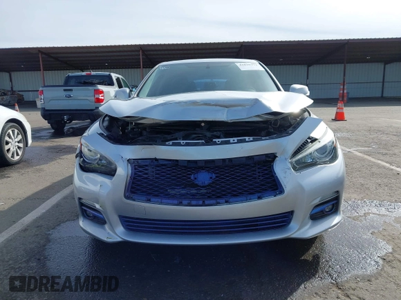 2014 Infiniti Q50 Premium with VIN JN1BV7AP2EM679481, listed as a IAAI auction lot 41836371 with 133,393 mi miles. Bid and sale history available at carsss.com. Image 11.