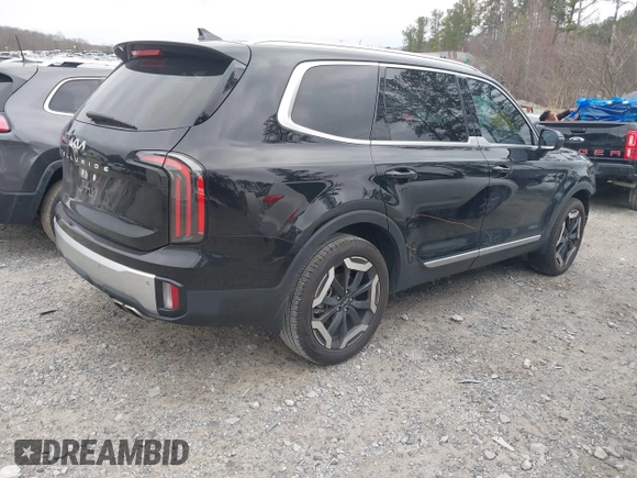 2024 Kia Telluride EX with VIN 5XYP34GC6RG445587, listed as a IAAI auction lot 41478254 with 21,299 mi miles and . Bid and sale history available at DreamBid. Image 4.