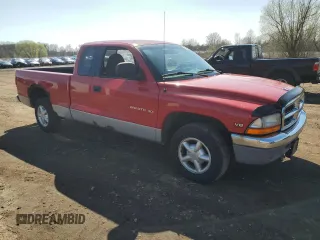 1997 Dodge Dakota with VIN 1B7GL23Y4VS156802, listed as a Copart auction lot 51536585 with 188,403 mi miles and Salvage Title. Bid and sale history available at carsss.com. Image 4.