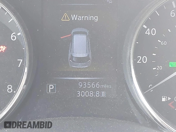 2016 Nissan Rogue SV with VIN KNMAT2MT0GP644465, listed as a IAAI auction lot 41898259 with 93,566 mi miles. Bid and sale history available at carsss.com. Image 15.