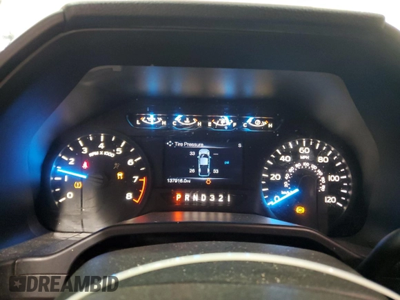 2015 Ford F-150 XLT with VIN 1FTEW1C84FKE47844, listed as a Copart auction lot 50348595 with 137,916 mi miles and Salvage Title. Bid and sale history available at carsss.com. Image 9.