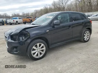 2014 Mitsubishi Outlander Sport ES with VIN 4A4AP3AU7EE004925, listed as a Copart auction lot 53660375 with 142,862 mi miles and Salvage Title. Bid and sale history available at carsss.com. Image 1.