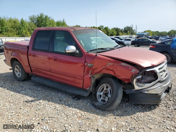 2001 Ford F-150 SuperCrew XLT with VIN 1FTRW07L91KE48149, listed as a Copart auction lot 70670704 with 0 mi miles and Salvage Title. Bid and sale history available at carsss.com. Image 4.