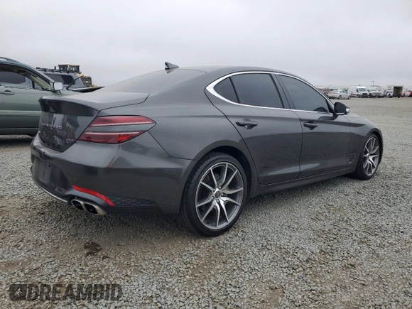 2023 Genesis G70 2.0T с VIN KMTG34TA7PU125812, выставлен на аукционе Copart как лот 58429325 с пробегом 32 317 миль миль и Списание • Salvage title. История ставок и продаж доступна на DreamBid. Изображение 3.