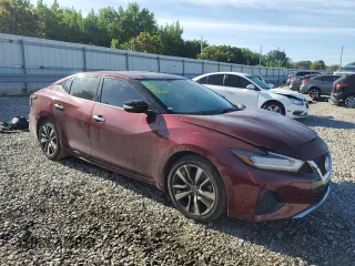 2019 Nissan Maxima SV with VIN 1N4AA6AV5KC373640, listed as a Copart auction lot 57222715 with 102,152 mi miles and Salvage title. Bid and sale history available at DreamBid. Image 4.