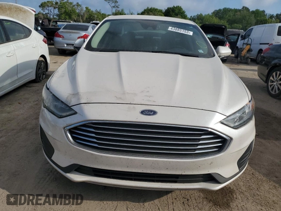 2020 Ford Fusion Hybrid SE with VIN 3FA6P0LU1LR161312, listed as a Copart auction lot 43885153 with 53,395 mi miles. Bid and sale history available at carsss.com. Image 5.