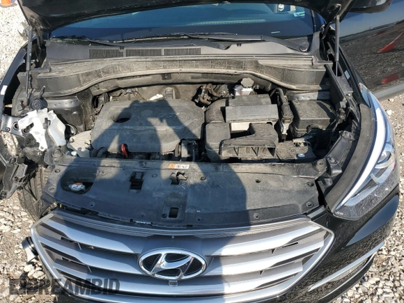 2018 Hyundai Santa Fe 2.4L with VIN 5XYZUDLB9JG512111, listed as a Copart auction lot 63132875 with 58,705 mi miles and Salvage title. Bid and sale history available at DreamBid. Image 12.