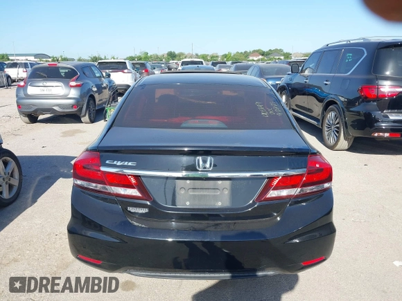2015 Honda Civic Sedan EX-L with VIN 2HGFB2F97FH537234, listed as a IAAI auction lot 42002845 with 148,357 mi miles. Bid and sale history available at carsss.com. Image 16.