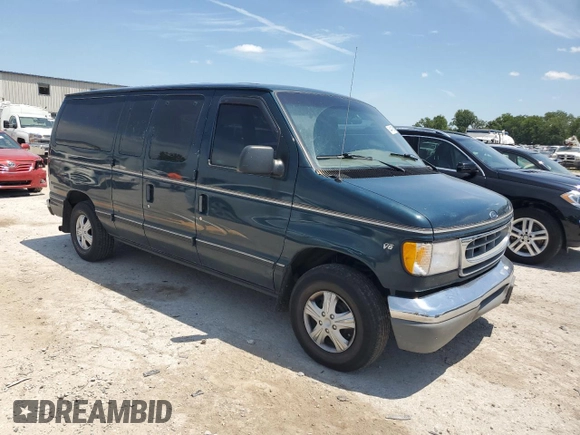 1998 Ford Econoline Passenger XL with VIN 1FMRE11L0WHA00514, listed as a Copart auction lot 64441065 with 111,243 mi miles and Salvage title. Bid and sale history available at DreamBid. Image 4.
