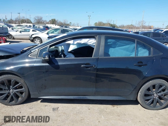 2021 Toyota Corolla SE with VIN 5YFS4MCE7MP064608, listed as a IAAI auction lot 41665091 with 59,697 mi miles. Bid and sale history available at carsss.com. Image 14.