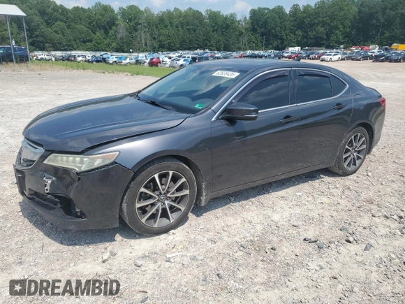 2015 Acura TLX Technology z VIN 19UUB2F57FA007865, wystawiony jako Copart lot #62635435 z przebiegiem 177 201 mil mil oraz Szkoda całkowita • Salvage title. Historia ofert i sprzedaży dostępna na DreamBid. Obrazek 1.