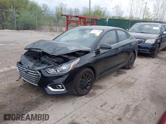 2019 Hyundai Accent SE with VIN 3KPC24A34KE060798, listed as a IAAI auction lot 42117484 with 102,601 mi miles and . Bid and sale history available at carsss.com. Image 2.