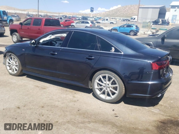 2018 Audi A6 Premium Plus with VIN WAUD8AFC8JN101256, listed as a Copart auction lot 56673244 with 0 mi miles and Salvage Title. Bid and sale history available at carsss.com. Image 2.