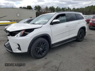 2019 Toyota Highlander SE with VIN 5TDJZRFHXKS601931, listed as a Copart auction lot 53478275 with 394,953 mi miles and Salvage title. Bid and sale history available at DreamBid. Image 1.