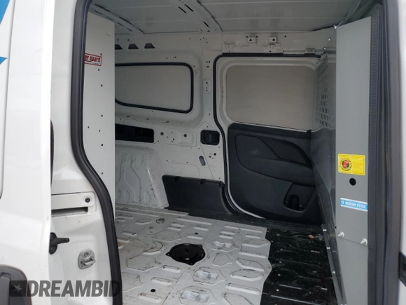 2016 Ram ProMaster City Cargo Tradesman SLT with VIN ZFBERFBT4G6B08446, listed as a Copart auction lot 51034355 with 187,553 mi miles and Salvage title. Bid and sale history available at DreamBid. Image 10.