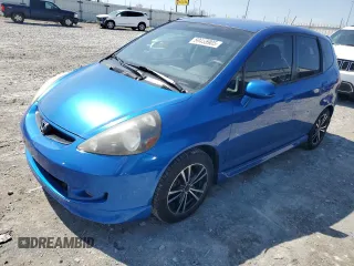 2007 Honda Fit Sport with VIN JHMGD37687S048728, listed as a Copart auction lot 50455905 with 118,340 mi miles and Salvage Title. Bid and sale history available at carsss.com. Image 1.