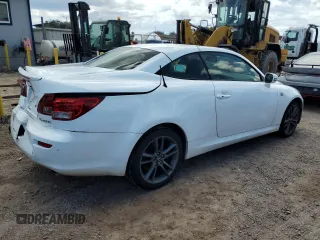 2013 Lexus IS 250 C with VIN JTHFF2C27D2528371, listed as a Copart auction lot 57607525 with 101,838 mi miles and Clean title. Bid and sale history available at DreamBid. Image 3.