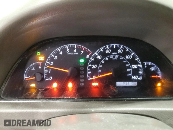 2006 Toyota Camry STD with VIN JTDBE32K163040668, listed as a Copart auction lot 41870855 with 239,106 mi miles and Clean Title. Bid and sale history available at carsss.com. Image 9.